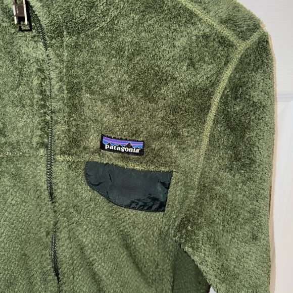 Patagonia Women’s Green Re-Tool Fleece Pfull Zip Size M Outdoor Travel - Picture 3 of 6